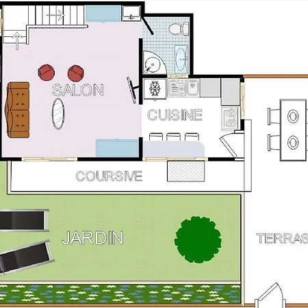 Apartment Douceur Du Soir - Duplex 45m2 - Terrasse - Jardinet - Wifi Fibre - A Pied *