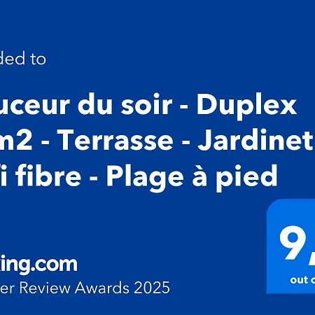 Apartmán Douceur Du Soir - Duplex 45m2 - Terrasse - Jardinet - Wifi Fibre - A Pied *